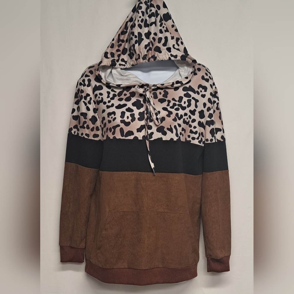 Unbranded Oversized Lightweight Hoodie Classic Front Pocket Animal  S Like New
